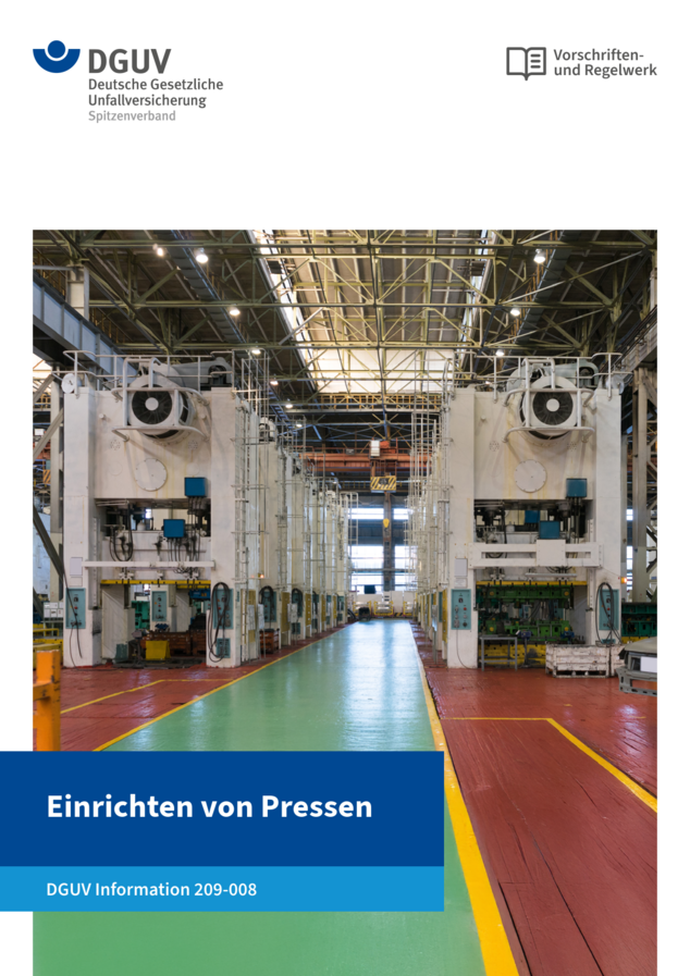 Einrichten von Pressen - BGHW Medienshop